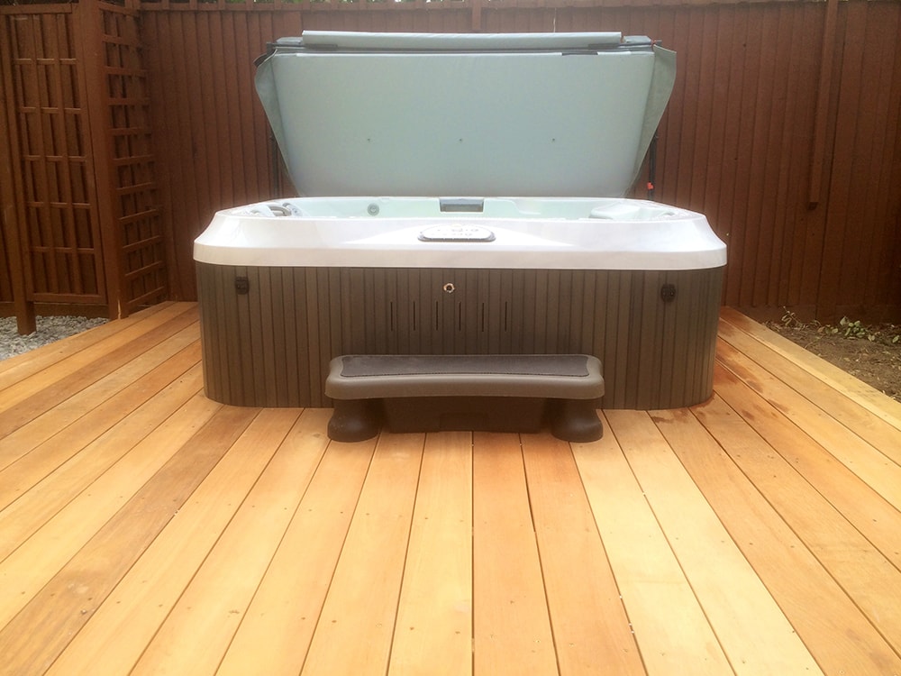 Garden Deck Jacuzzi Install West Sussex