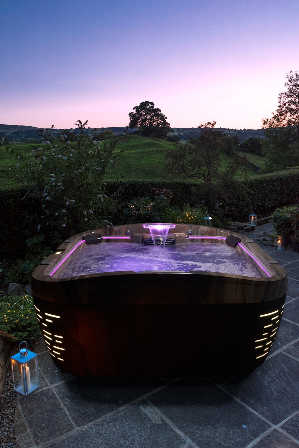 Jacuzzi Pink Lights Sussex Euphoria