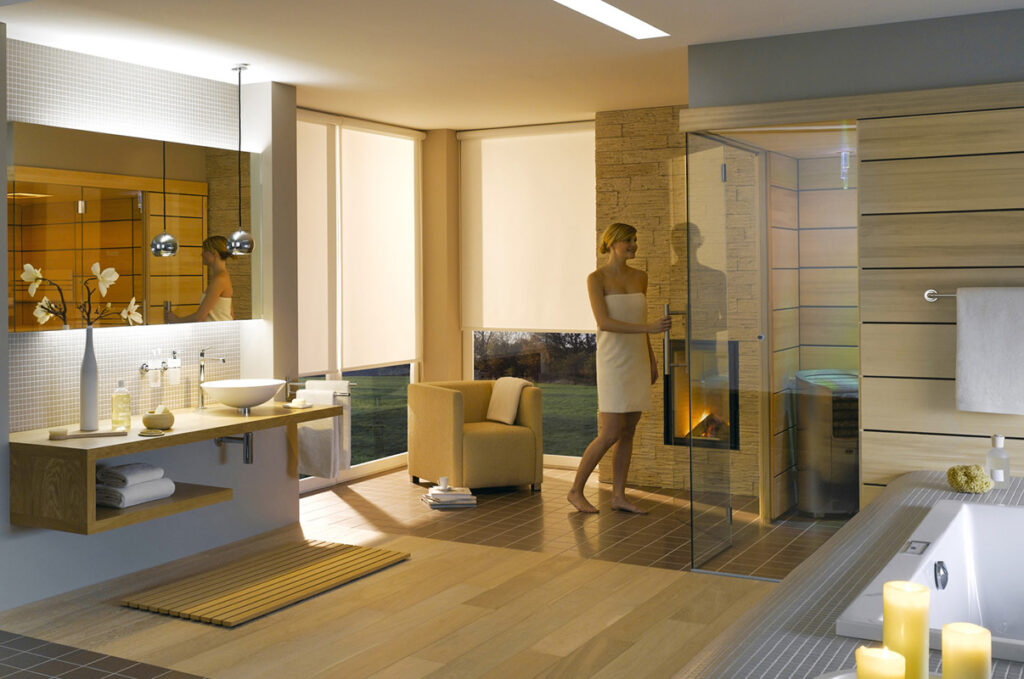 helo infrared sauna installation, Sussex